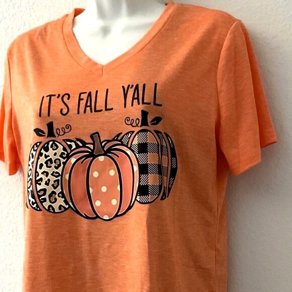 NEW IT’S FALL PUMPKIN T-SHIRTS (Runs Smaller) - Picture 6 of 9